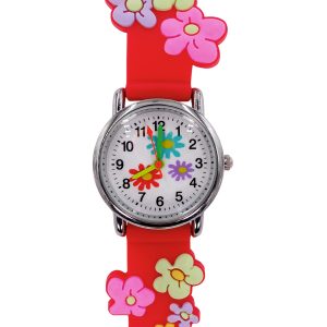 JM042RS-flower-print-watch-with-red-silicon-strap-and-silver-case